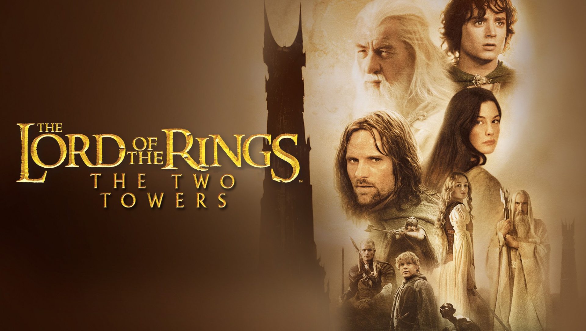 LOTR Two Towers poster